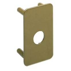 Vachette Contre-plaque 744V pour verrou V136 - ASSA ABLOY Jaune/Doré
