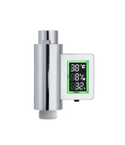 Accessoire De Robinet|MTK Contrôleur et réducteur consommation d'eau, sans piles, chrome,