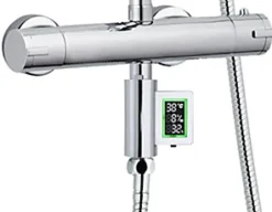 Accessoire De Robinet|MTK Contrôleur et réducteur consommation d'eau, sans piles, chrome,