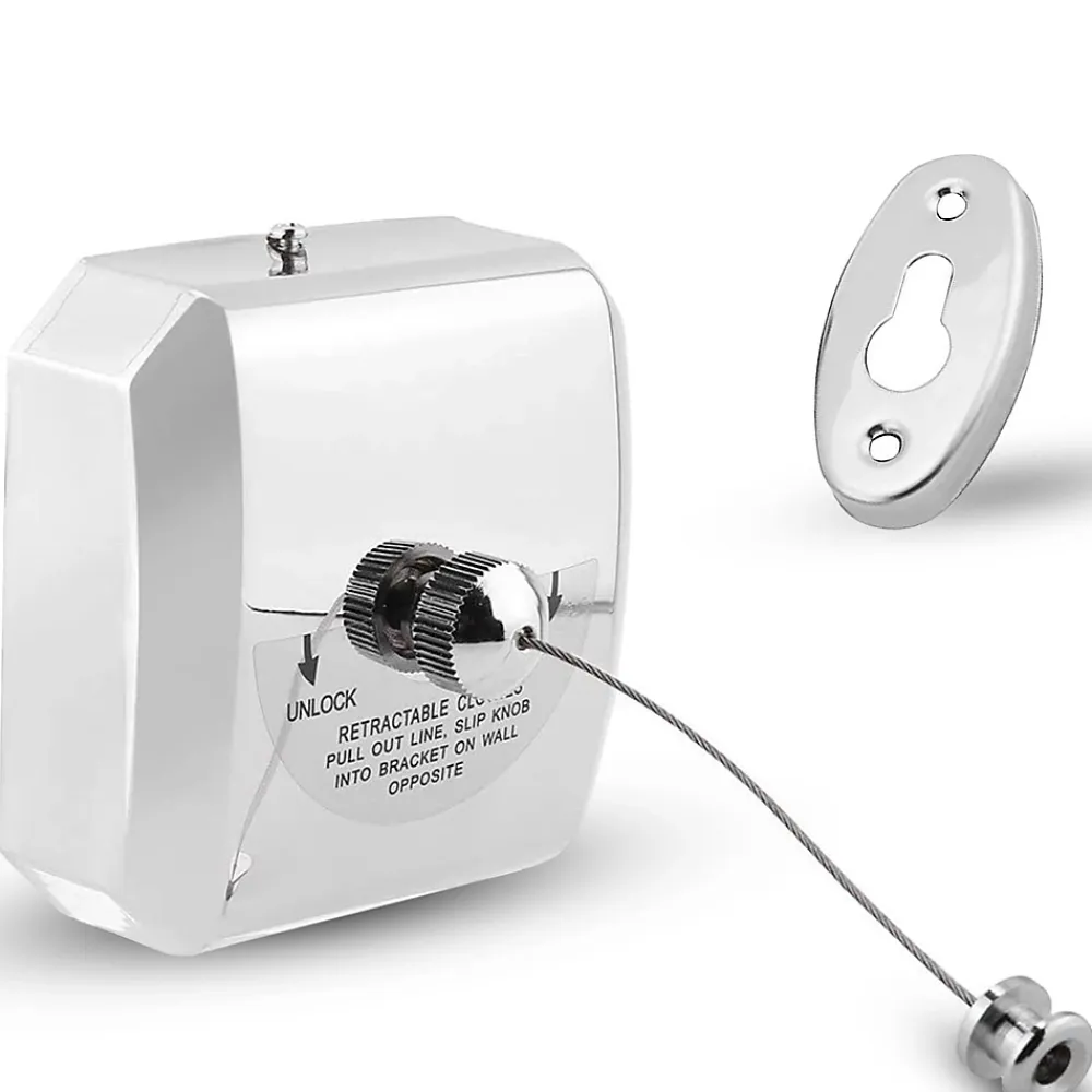 Fishtec Corde à Linge rétractable 2,8 m