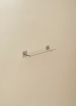 Cosmic Duo Square étagère tablette porte savon de douche chrome