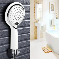 Deko couleurs changent à eau, pommeau de douche à LED avec affichage numérique du capteur de température