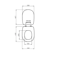 Abattant Wc|Kiamami Valentina Couvercle De Wc Compatible Avec Le Modèle Céramique Du Boîtier Tesi