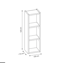 Otitec Cube de rangement - 20 x 65 cm - BOLD OAK