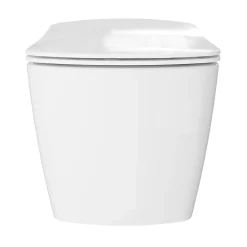 GoodHome Cuvette WC suspendu en céramique, l.36 x H.35,5 x P.50 cm, blanc, Levanna
