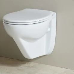 Wc Suspendu|Planète Bain Cuvette WC suspendu PMR surélevée sans bride - AUSTIN