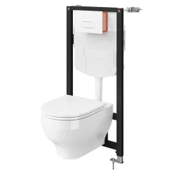 GoodHome Cuvette WC suspendu sans bride Cavally