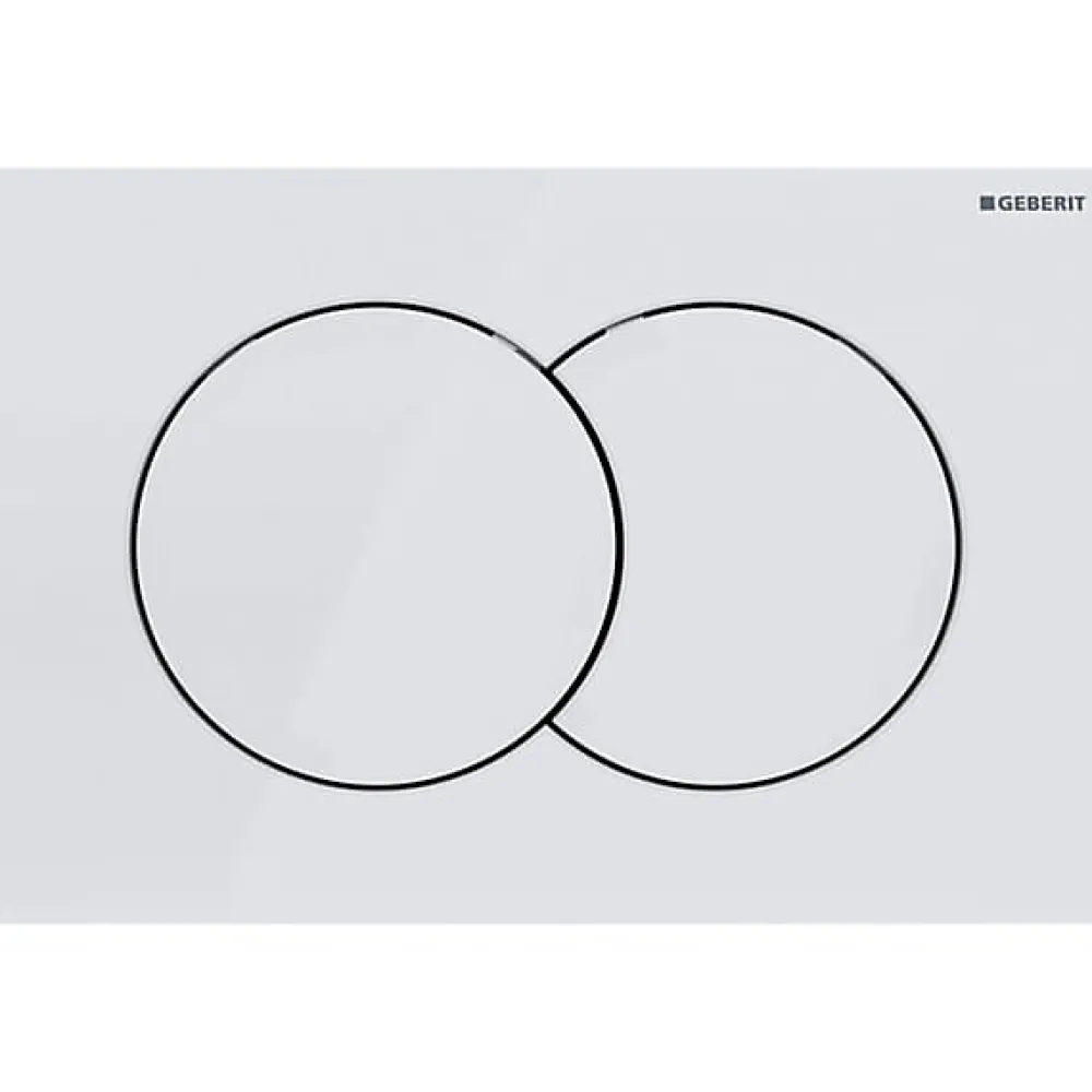 Geberit Delta Pack bati-support Duofix 112cm + plaque de commande blanche Delta01 + fixations murales (111.154.11.2)