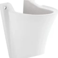 Lavabo|Sanindusa Demi colonne de lavabo Jade céramique traditionnelle blanc