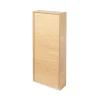GoodHome Demi colonne de salle de bains faible profondeur Avela placage chêne L.40 x H.90 cm x P.15