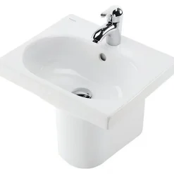 Sanindusa Demi colonne pour lavabo enfant WCkids sanitaires pour enfant blanc