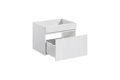 Meuble Sous Lavabo|Furnidea Double meuble sous vasque à suspendre ICONIC blanc 120 cm