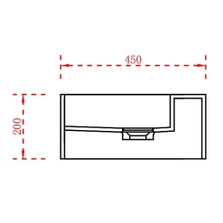 Lavabo|Bernstein Double vasque murale 150x45x20cm en fonte minérale - blanc mat - TWG235