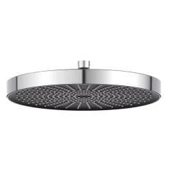 Pommeau De Douche, Flexible Et Barre De Douche|Swiss Aqua Technologies Douche de tête 1 jet ronde, diamètre 30 cm, noir/chrome (SATBSHS81)