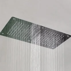 Pommeau De Douche, Flexible Et Barre De Douche|Bernstein Douche de tête rectangulaire pour montage plafond, 70x38cm, DPG5019