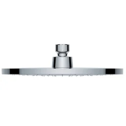 Pommeau De Douche, Flexible Et Barre De Douche|Bernstein Douche de tête ronde en ABS - D2250 - fonction autonettoyante - 22,50cm - couleur noir mat ou chromé Chrome
