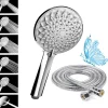 Pommeau De Douche, Flexible Et Barre De Douche|Deko Douche réglable, douche à jets puissants, douche à haute pression, pommeau de douche à économie d'eau