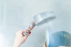 Change your life Douchette 1 jet avec billes Mineral Shower diam. 12 cm