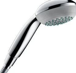 Pommeau De Douche, Flexible Et Barre De Douche|Hansgrohe Douchette 1 jet chromée Crometta 85