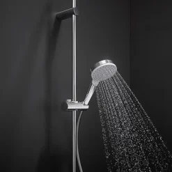 Hansgrohe Douchette 1 jet en laiton et plastique ABS, blanc, Crometta