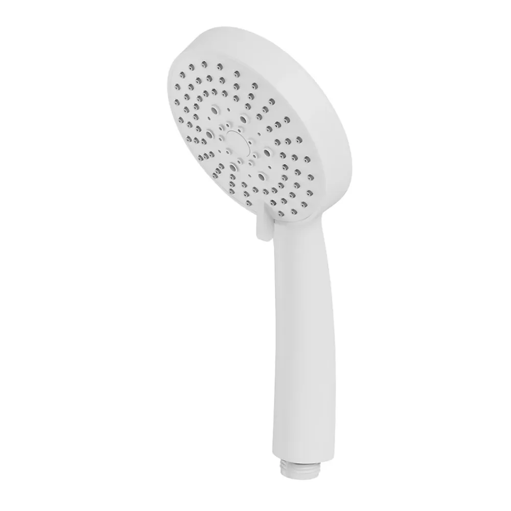 Pommeau De Douche, Flexible Et Barre De Douche|GoodHome Douchette 3 jets blanc Tummel