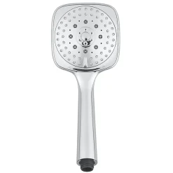 GoodHome Douchette 3 jets chromé Teesta
