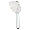 Pommeau De Douche, Flexible Et Barre De Douche|GoodHome Douchette 3 jets chromé/blanc Teesta