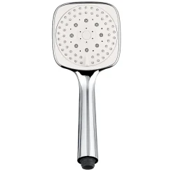 Pommeau De Douche, Flexible Et Barre De Douche|GoodHome Douchette 3 jets chromé/blanc Teesta