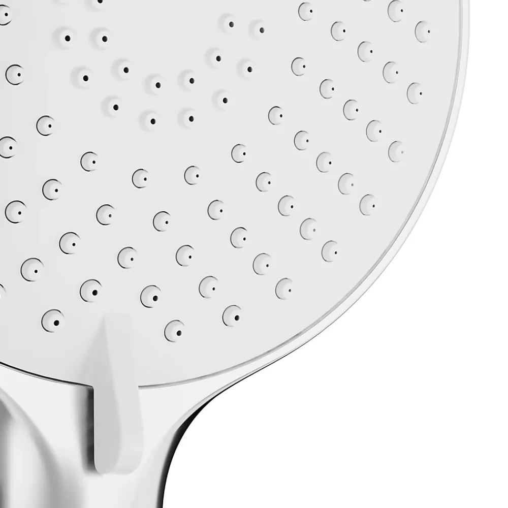 Pommeau De Douche, Flexible Et Barre De Douche|GoodHome Douchette 3 jets, chrome, Amariss