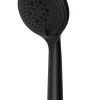 Pommeau De Douche, Flexible Et Barre De Douche|GoodHome Douchette 3 Jets Cavally noir