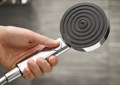 Pommeau De Douche, Flexible Et Barre De Douche|Hansgrohe Douchette 3 jets Pulsify Blend chromé
