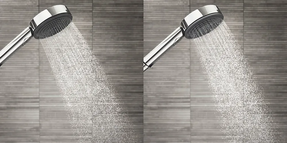 Pommeau De Douche, Flexible Et Barre De Douche|Hansgrohe Douchette 3 jets Pulsify Blend chromé