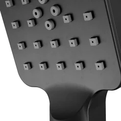 Pommeau De Douche, Flexible Et Barre De Douche|GoodHome Douchette 3 jets noir Slaney