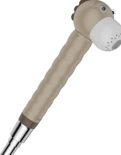 Pommeau De Douche, Flexible Et Barre De Douche|Hansgrohe Douchette à main 2 jets beige, Jocolino Lion