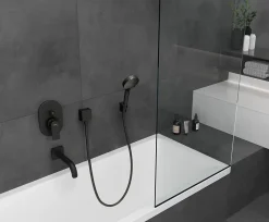 Hansgrohe Douchette à main 100 Vario EcoSmart 9 l/min noir mat Vernis Blend