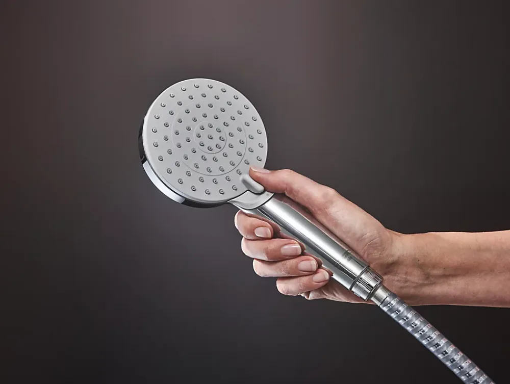 Pommeau De Douche, Flexible Et Barre De Douche|Hansgrohe Douchette à main 100 Vario EcoSmart 9 l/min chromé Vernis Blend