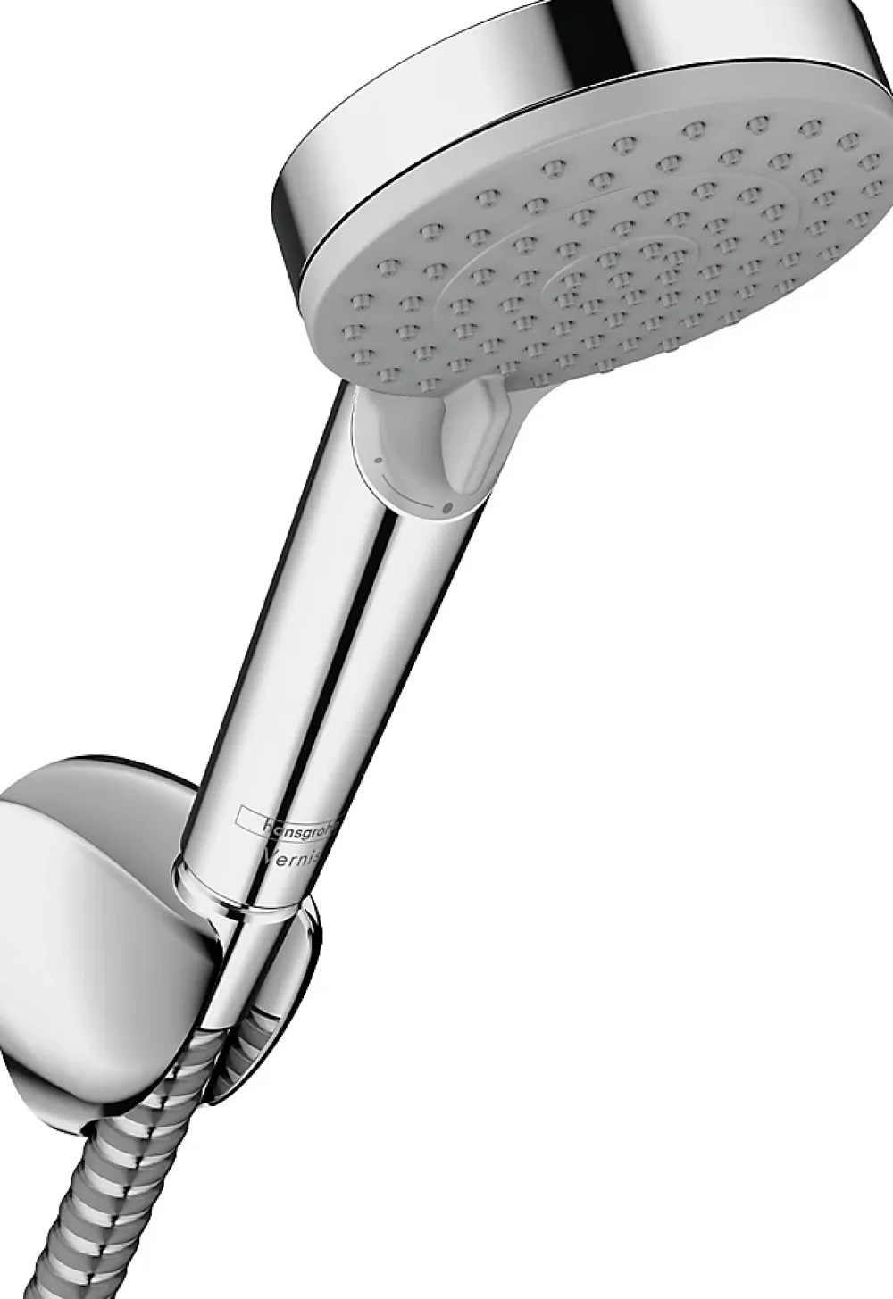 Pommeau De Douche, Flexible Et Barre De Douche|Hansgrohe Douchette + support + flexible chrome Vernis Blend