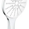Grohe Douchette et flexible chrome rond Vitalio Smartactive 150 3 jets