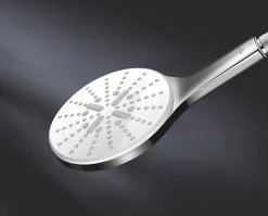 Grohe Douchette et flexible chrome rond Vitalio Smartactive 150 3 jets