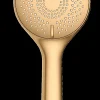 Pommeau De Douche, Flexible Et Barre De Douche|Wenko Douchette universelle ronde 3 jets Watersaving, doré,