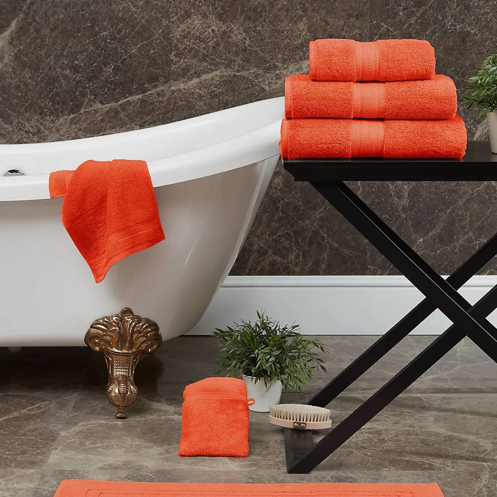Sensei Maison Drap de bain 550 g/m² Corail 70x140 cm LUXURY