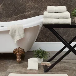 Sensei Maison Drap de bain 550 g/m² Ecru 70x140 cm LUXURY