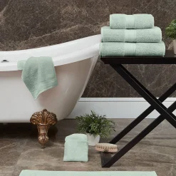 Serviette De Bain|Sensei Maison Drap de bain 550 g/m² Menthe 70x140 cm LUXURY