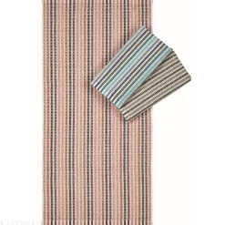 Linnea Drap de bain à rayures pur coton 100x150 cm collection BREEZE gris