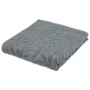 Serviette De Toilette|Atmosphera Créateur D'Intérieur Drap de bain "Cisel" - coton - gris foncé - 100x150 cm - Atmosphera