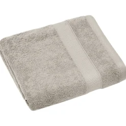 Linnea Drap de bain coton 550g/m2 95x140 cm collection NAÏA beige Lin