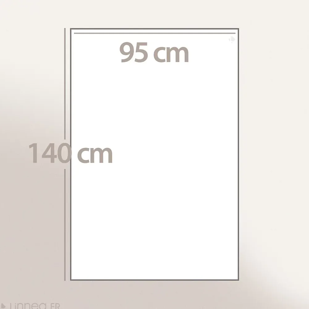 Serviette De Bain|Linnea Drap de bain coton 550g/m2 95x140 cm collection NAÏA bleu Orage