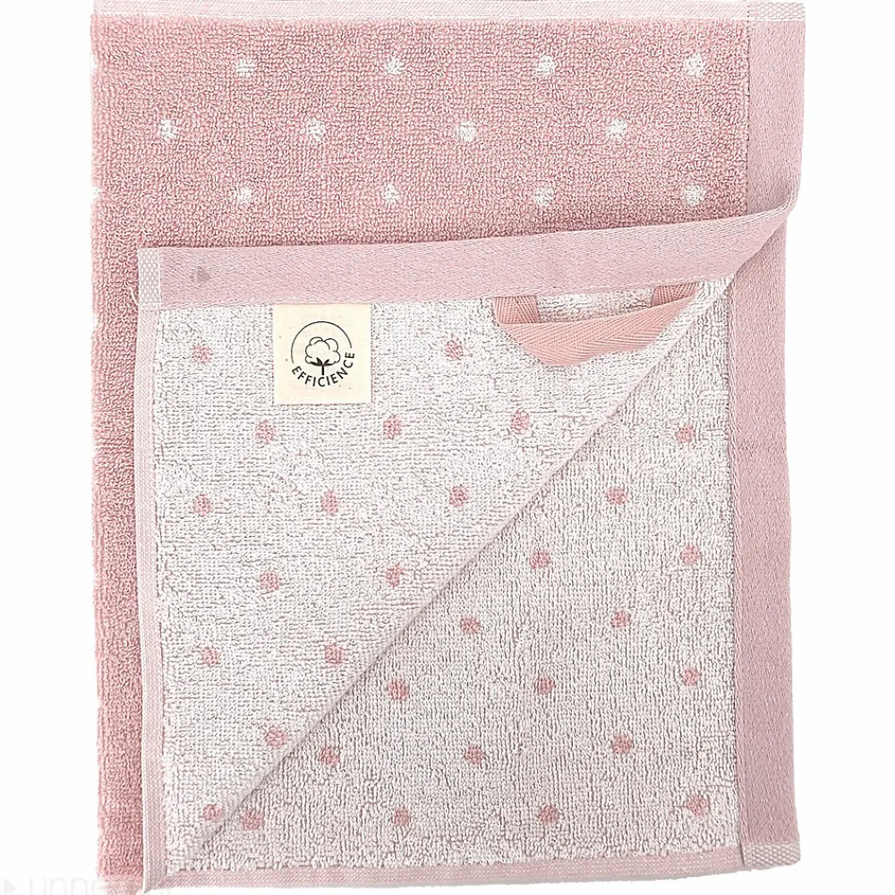 Serviette De Bain|Linnea Drap de bain en coton 100x150 cm collection EFFICIENT DOTS rose flamingo