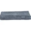 Atmosphera Créateur D'Intérieur Drap de bain Essentiel - coton 450 gr/m² - gris anthracite 100x150 cm - Atmosphera