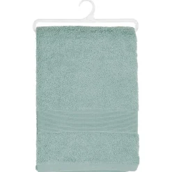 Atmosphera Créateur D'Intérieur Drap de bain Essentiel - coton 450 gr/m² - bleu givre 100x150 cm - Atmosphera